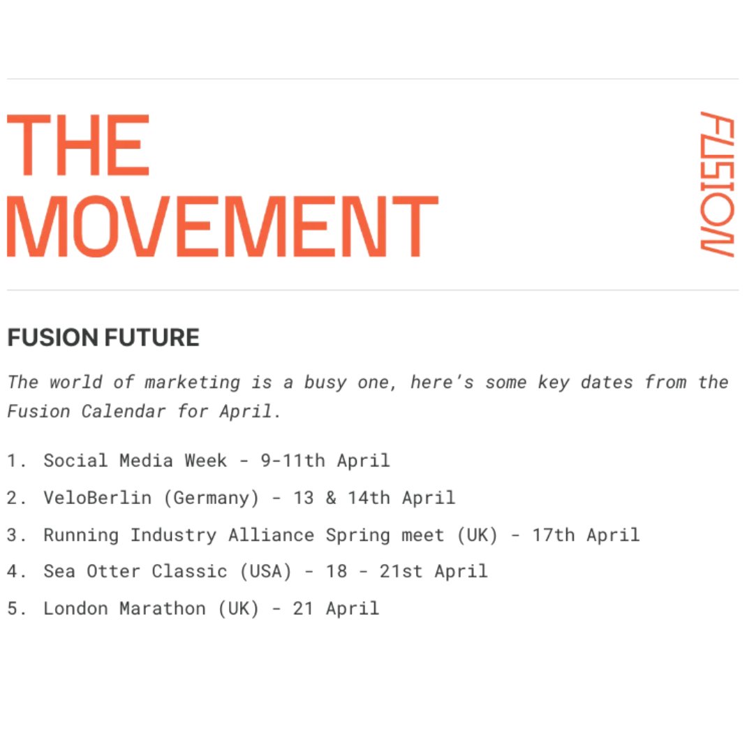 We released edition no.001 of ‘The Movement’ on Friday - our monthly digest on the world of Marketing (and other things that caught our attention) from an agency perspective. Take a look and sign up here: bit.ly/movementeditio…