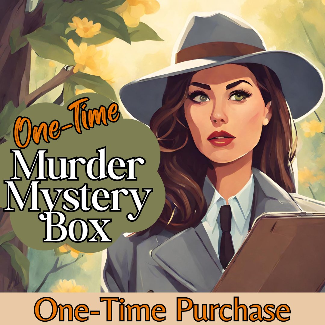 Unravel clues, interrogate suspects, and solve the case.
.
.
#mystery #murdermystery #mysterybox #investigate #truecrime #giftgiving #fiction #detectivefiction #mysteryfiction #books #reading #whodunit