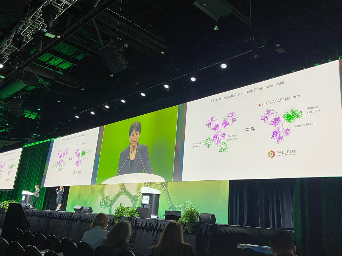 Our Scientific Co-Founder @CarolynBertozzi presented at #AACR24 during the event's opening plenary session to discuss the creation of new cancer therapies enabled by bioorthogonal chemistry, a field she invented that produced methods of studying #glycobiology. Bioorthogonal…