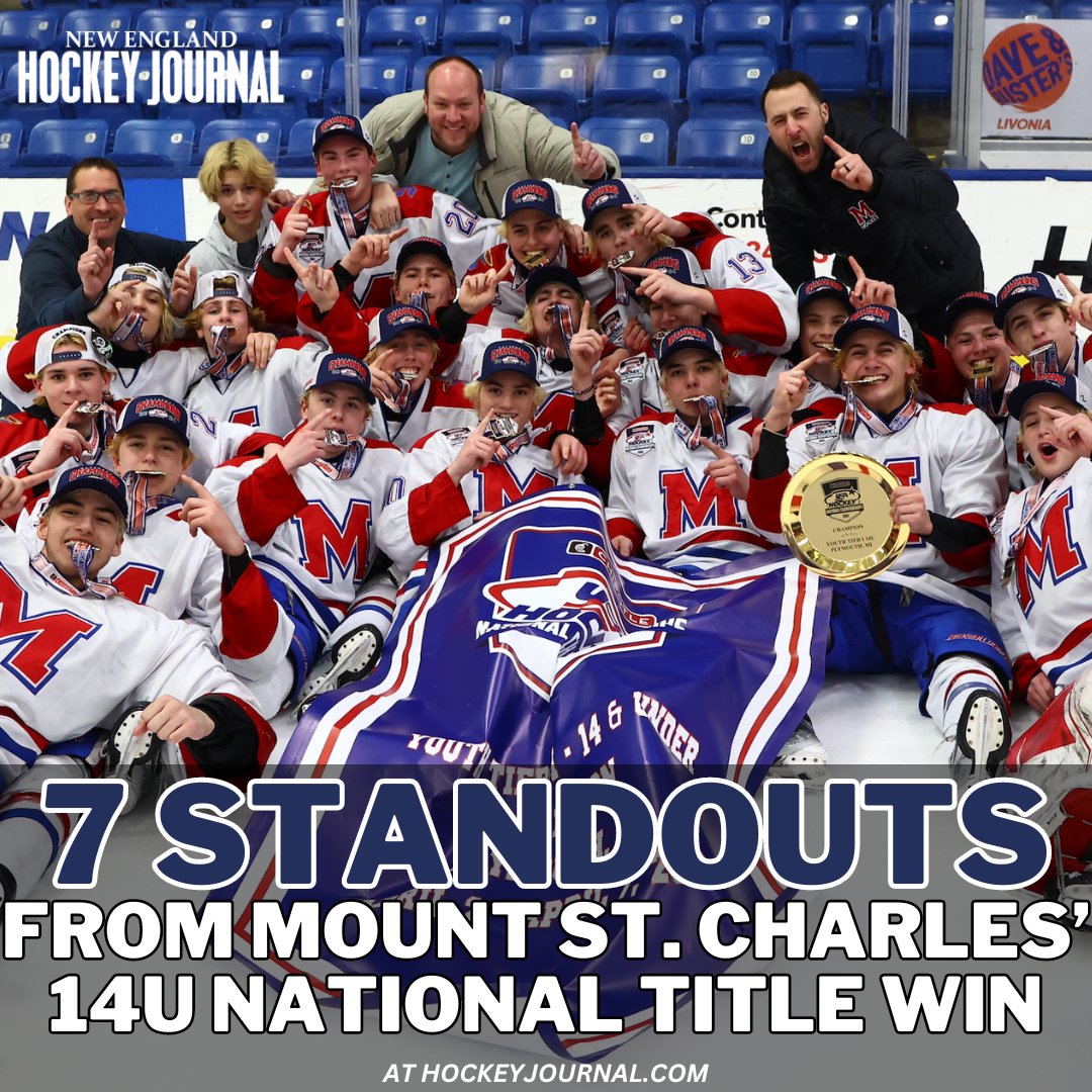 Mount St. Charles won the 14U national championship on Sunday in a battle with Shattuck St. Mary's. Here are 7 standouts from the matchup. From @EvanMarinofsky: hockeyjournal.com/7-standouts-fr…