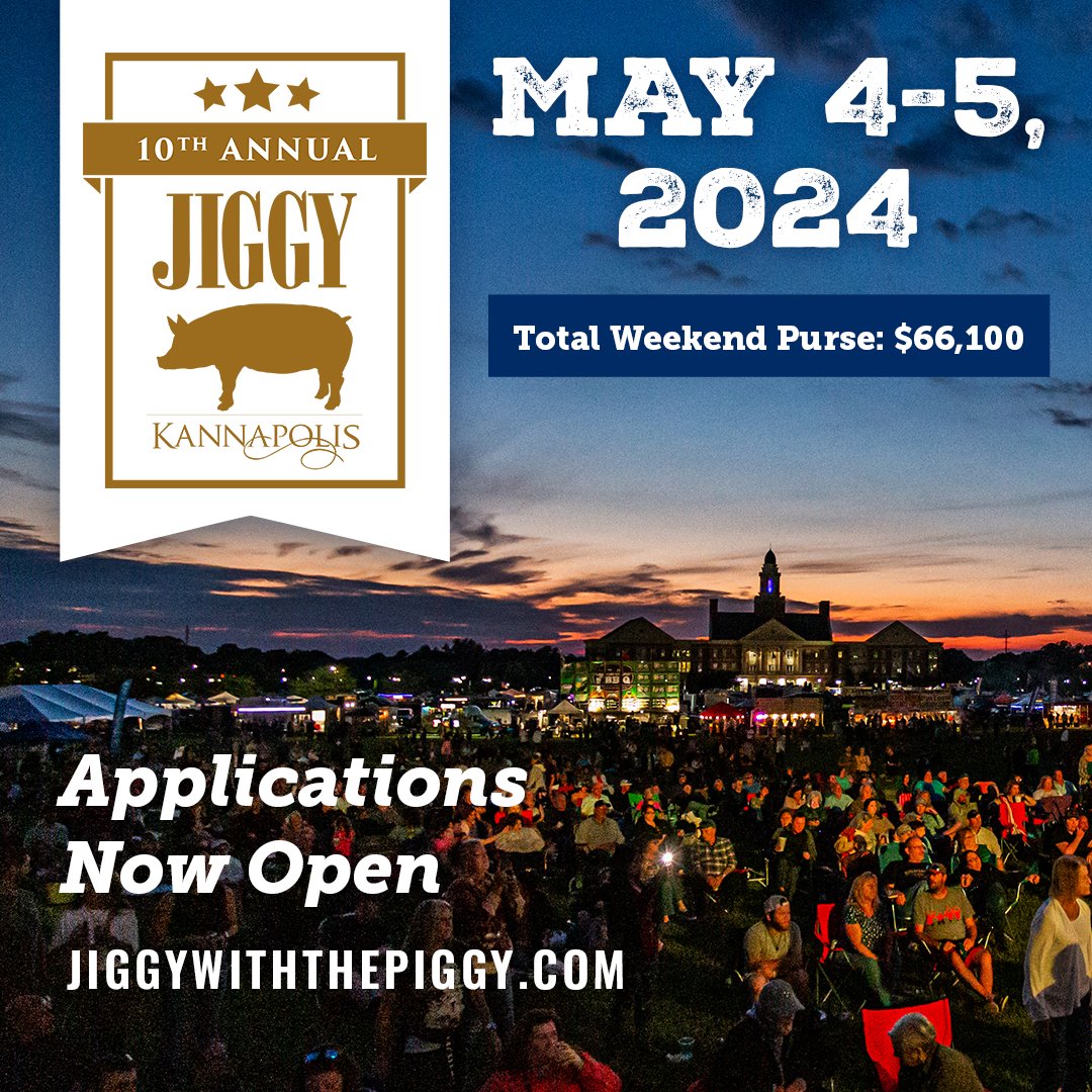 Calling all teams and judges! Don't miss your chance to be part of the action at the eagerly awaited 10th Jiggy with the Piggy BBQ Challenge, happening on May 4-5 in Kannapolis, NC! kannapolisnc.gov/Community/Jigg…