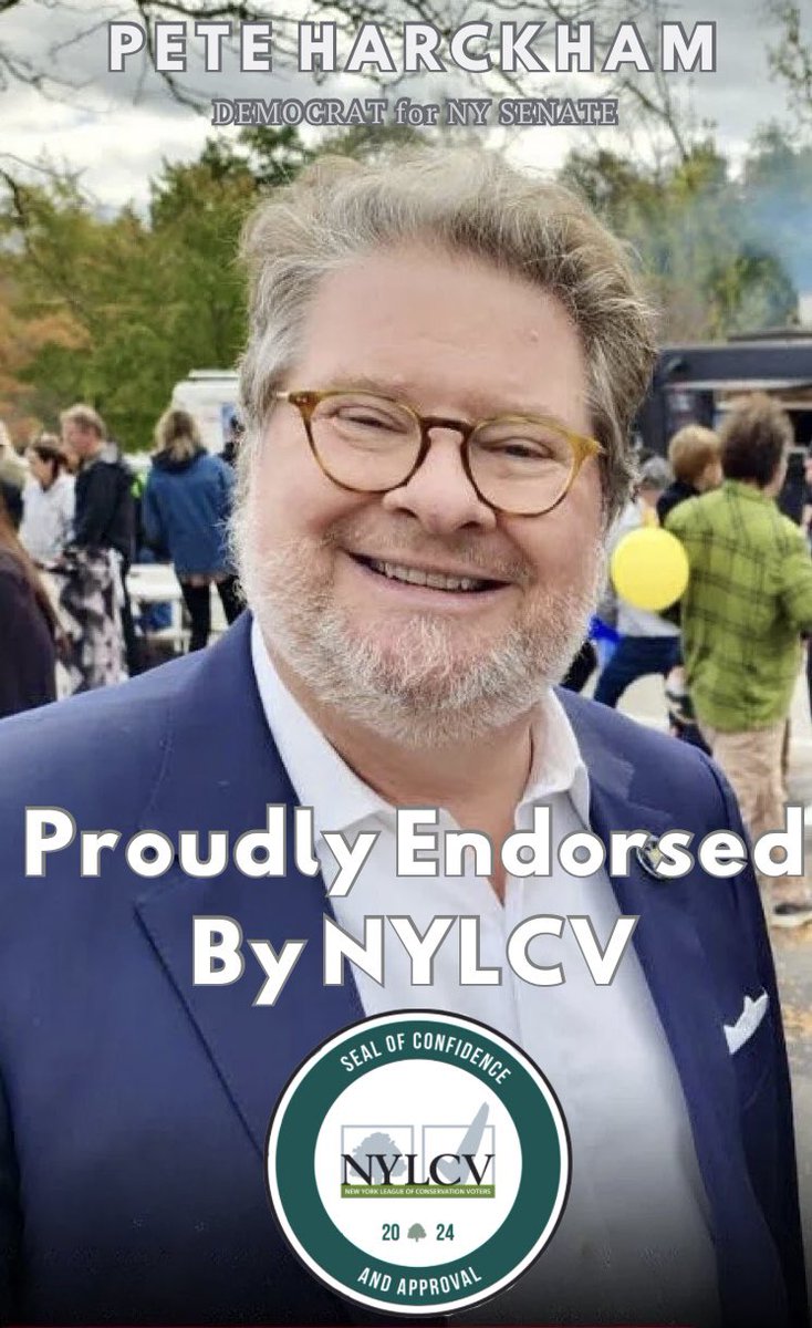 Honored to receive the endorsement of the @NYLCV! They have been excellent partners in protecting our environment and advancing NY’s sustainability efforts for future generations. Let’s keep working to make a cleaner, greener NY together!