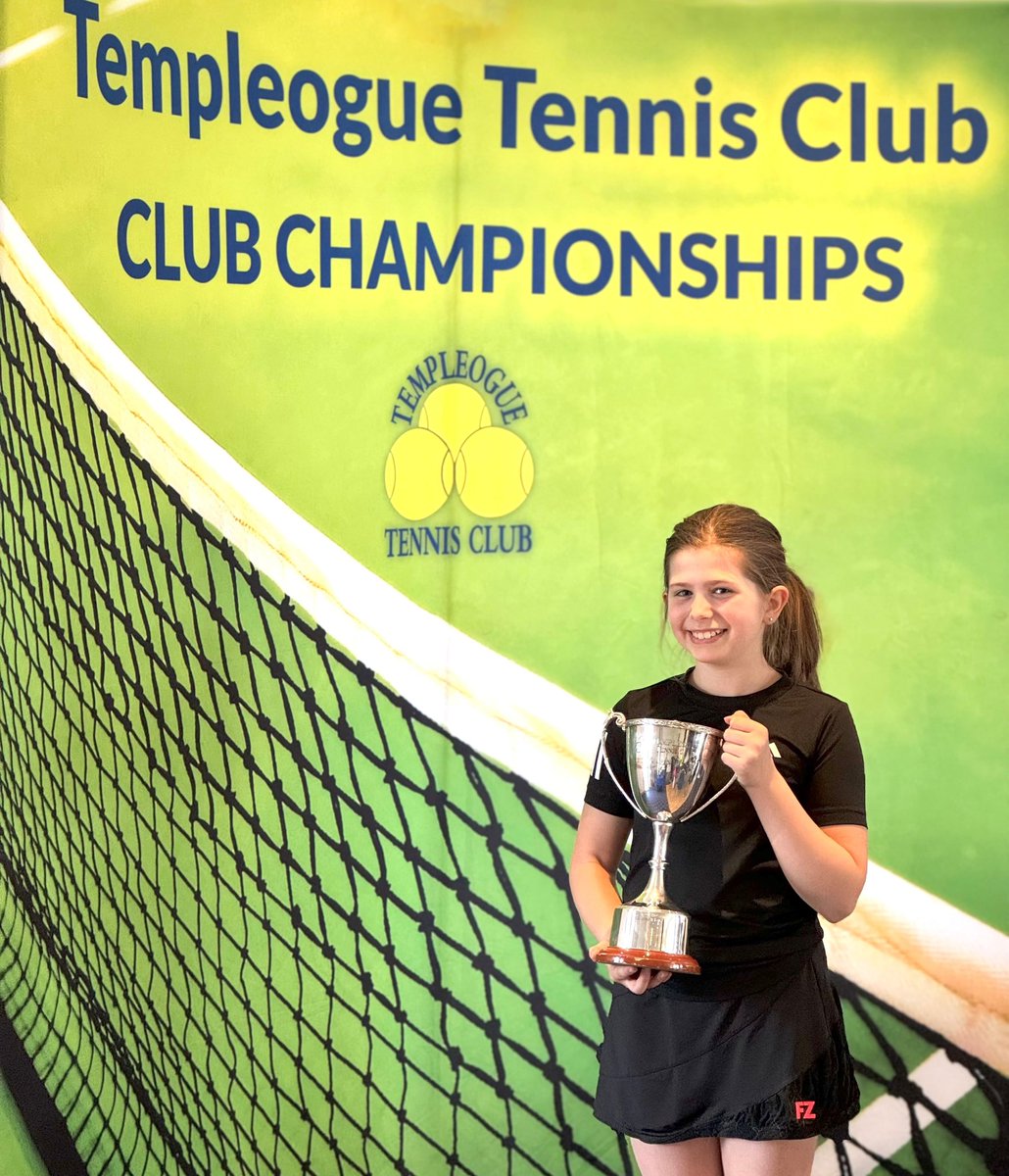 Congratulations to Aryia Pringle who won the National Junior Open Tour 1000 at Templeogue Tennis Club and is now ranked U12 #1 in Ireland. 👏👏🎾
