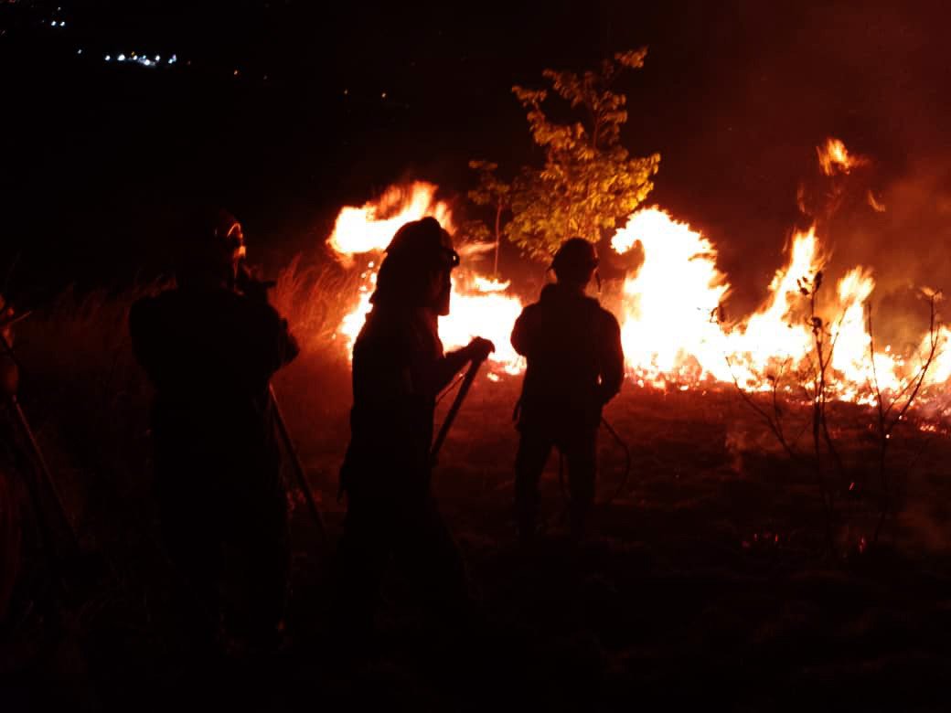 CopecoHonduras1's tweet photo. 📍En Santa Lucía, FM
Nuestros héroes brigadistas de la #URI, @Bomberoshn y @FFAAHN y alcaldía de Santa Lucía, continúan desde anoche combatiendo incendio forestal en Cerro Azul el Chimbo, #PorUnaHodurasLibreDeIncendiosForestales, #CONAPROFOR. https://t.co/t8CXUeXvJ4