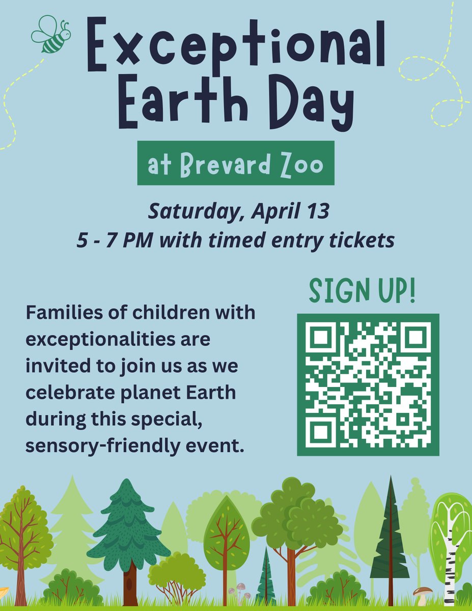 #Earth Day This Friday, please join us as we come together at @BrevardZoo for an unforgettable sensory experience that celebrates our beautiful planet and its incredible inhabitants.