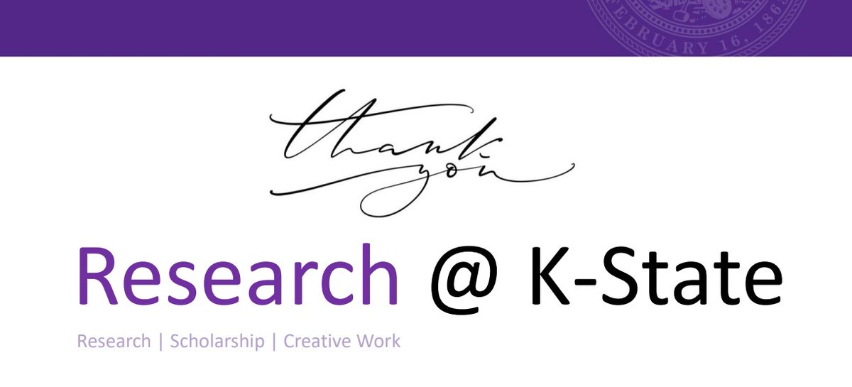 DavidRosowsky's tweet photo. Entering Q4 of the fiscal year, we are on pace to set another record in research awards! Congratulations to our @KState investigators and THANK YOU for all you do. Onward, upward, together.📈

#OneKState #NextGen @KStateResearch https://t.co/gZmOw8CRp6