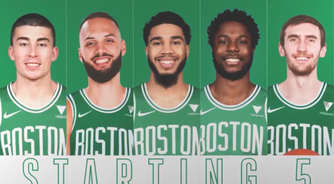 This was the Celtics starting lineup on may 15th, 2021. Don’t ever tell me that Jayson Tatum has had a Superteam for his whole career.