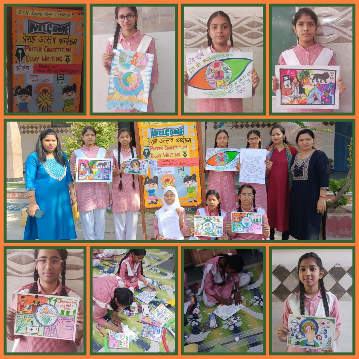 8/4/24 PRERNA UTSAV Celebrated @1003028 with Competitions for 9-12Class Students in Essay,story,poem✍️ ,postermaking Topics :- ◇My contribution towards Society and Nation development ◇Viksit Bharat #participation #prizes @Dir_Education @DSTF_2020 @ChhaviGupta_04