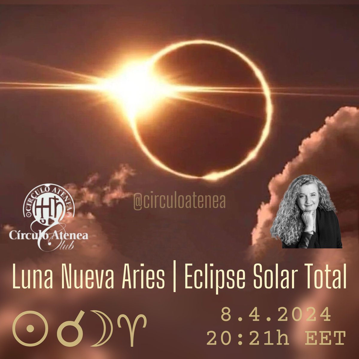 Aquí tenéis el link del artículo de hoy 👇
circuloatenea.blogspot.com/2024/04/luna-n…

#LunaNueva #LunaNuevaAries #EclipseSolarTotal #MetodoCirculoAteneaDeLosCiclosPlanetarios
#InvestigacionAstroeconomica
#InvestigacionAstroMundial
#EscuelaAstrologiaCirculoAtenea