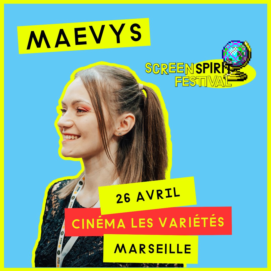 Direction Marseille au Cinema Les Variétés pour retrouver @Maevystv le 26 Avril🔥 Rendez-vous à partir de 14h pour un film d'animation suivie d'une animation autour du doublage !