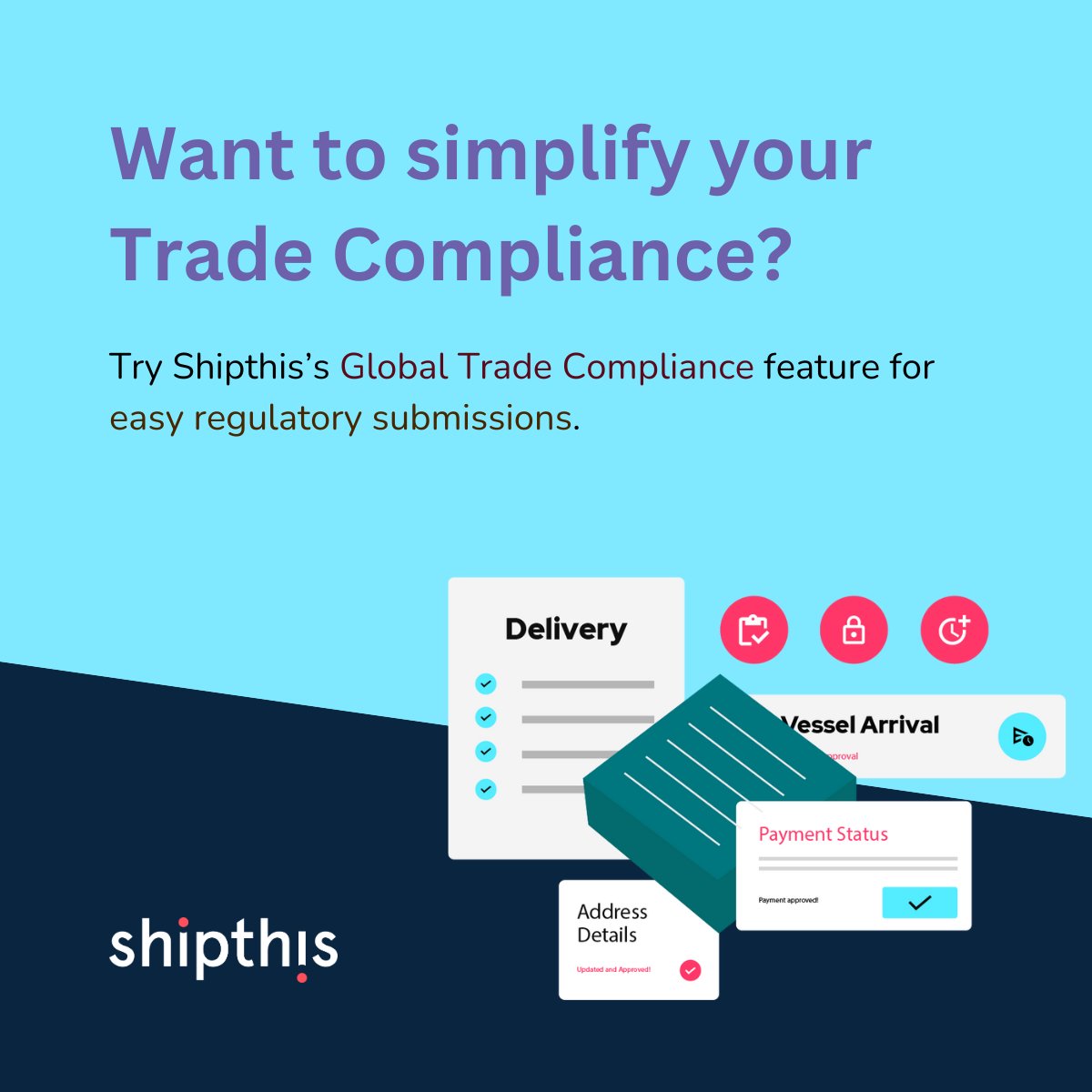 Navigate global trade with ease using Shipthis! Shipthis streamlines the entire clearance process across the globe, simplifying complex customs regulations for the import and export of shipments #Shipthis #GlobalTradeSimplified #CustomsClearance #ImportExport