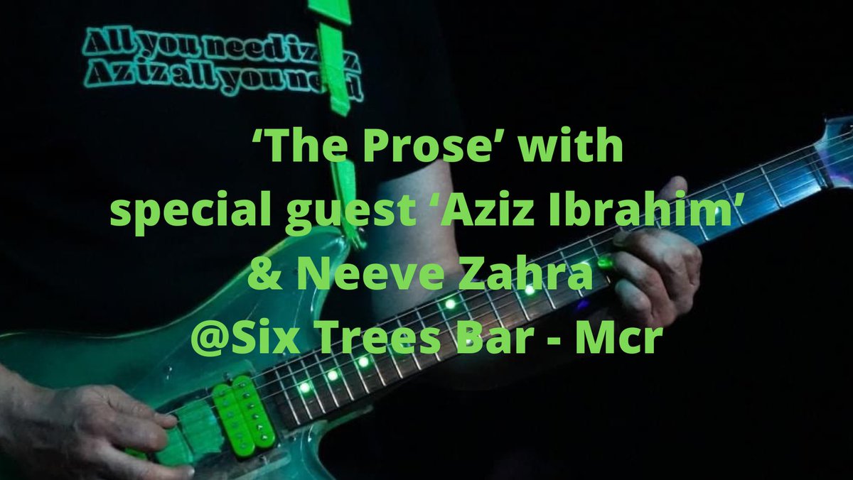 #LordOfTheStrings & @NeeveZahraMusic Special Guests supporting @ProseMusic - Six Trees Bar Trafford Park #Manchester 7.30pm Sat 13th April 2024 Ticket Link skiddle.com/whats-on/Manch… FB Event PAge facebook.com/events/1501193…