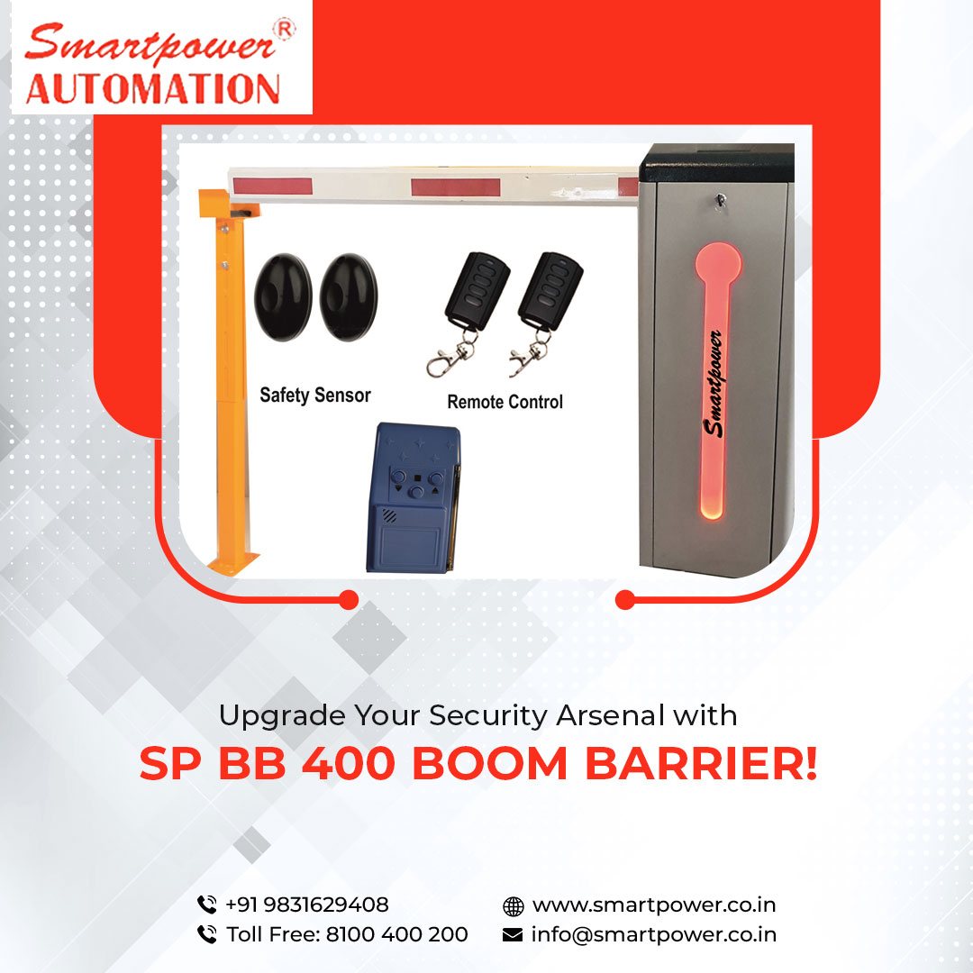 Unlock seamless access control with our state-of-the-art boom barriers. Protecting what matters most, 24/7.

Visit website: smartpower.co.in
Call Us: 9831629408

#BoomBarriers #SecurityFirst #AccessControl #Safety #SecuritySolution #TrafficManagement #SmartpowerAutomation