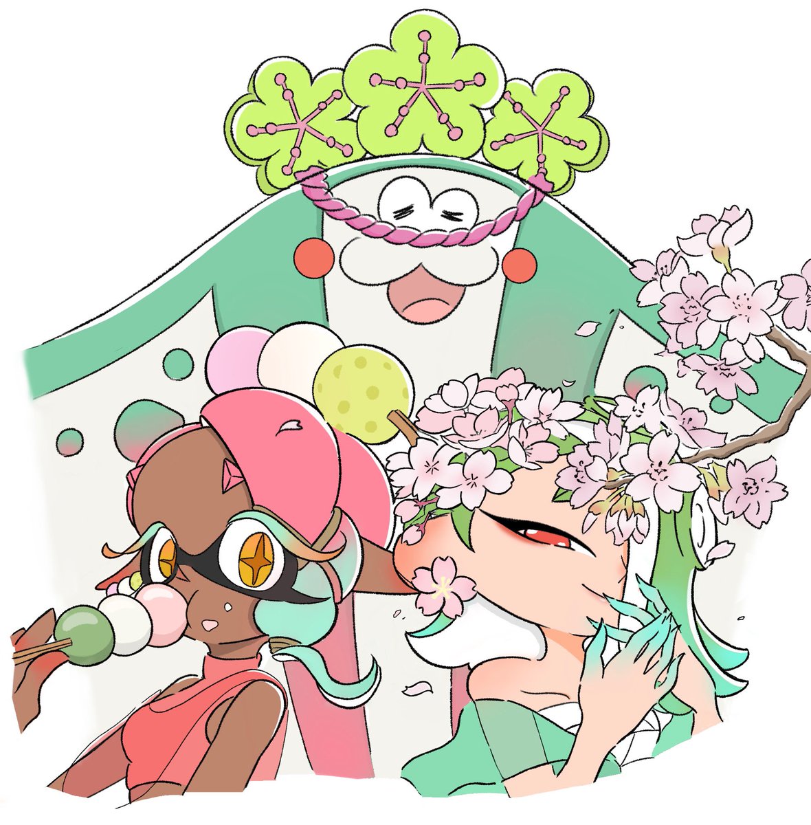 surimi_yoru's tweet photo. 🌸🍡 https://t.co/qvYvL7C2Vs