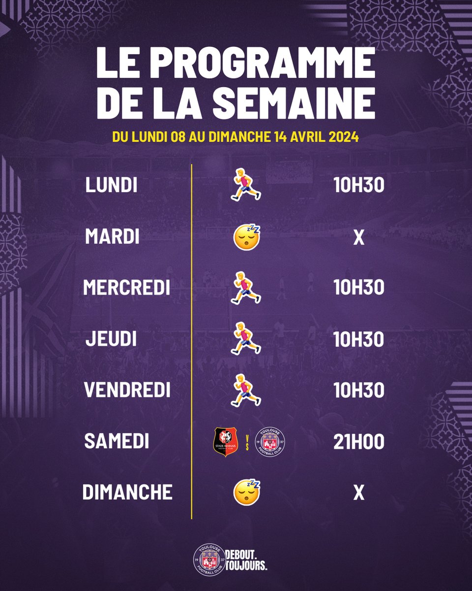 Samedi soir, nos Violets seront à Rennes pour le compte de la 29ème journée de @Ligue1UberEats. ⏰ Coup d'envoi de #SRFCTFC à 21h00.