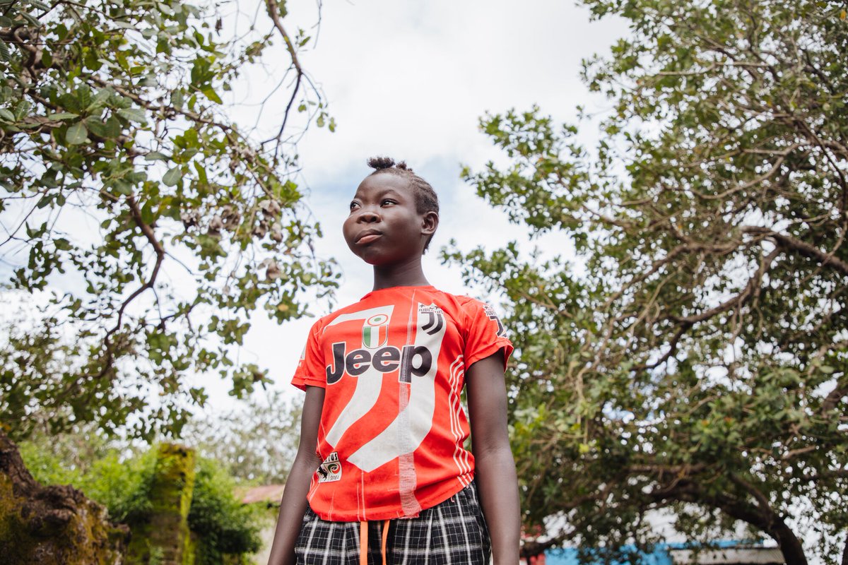 Lucy’s bright hopes took a turn when a toothache grew into a facial tumor. Fortunately, thanks to free, #safesurgery on board the #GlobalMercy in #SierraLeone, Lucy can now chase her dreams, tumor free! #GlobalSurgery #HopeAndHealing #MercyShips