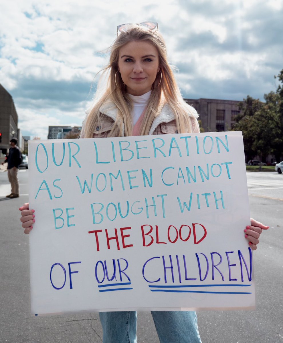 Women's empowerment will never be found in the deaths of our own children.