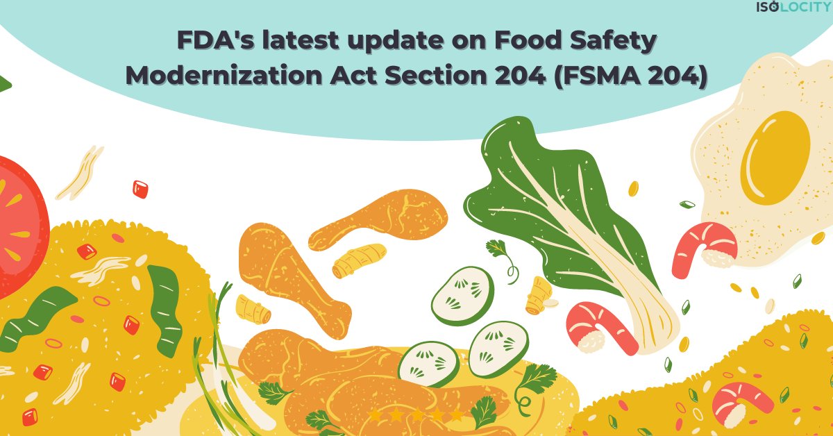 🚨 Stay ahead of FDA's FSMA 204 updates! 🚨 Our latest blog breaks down the Food Traceability Final Rule, highlighting key requirements, compliance dates, and more. Don't miss out on crucial info for food safety. Read now! #FSMA204 #FoodSafety #FDA 

bit.ly/4ap3sfw