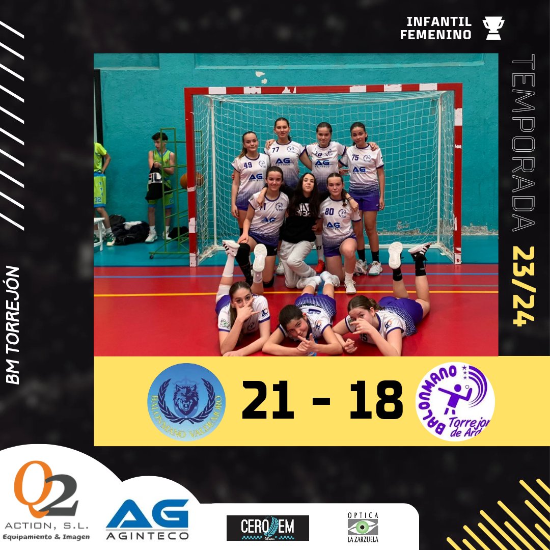 🤾‍♀️ RESULTADO INFANTIL FEM 🤾‍♀️

Gran partido donde mostraron una garra que permitió tener el resultado controlado hasta el final del partido. Una pena que los detalles decantaran el partido en contra a pesar de nuestra gran efectividad por los extremos. 

<a href="/Balonmanovaldem/">BalonmanoValdemoro</a>