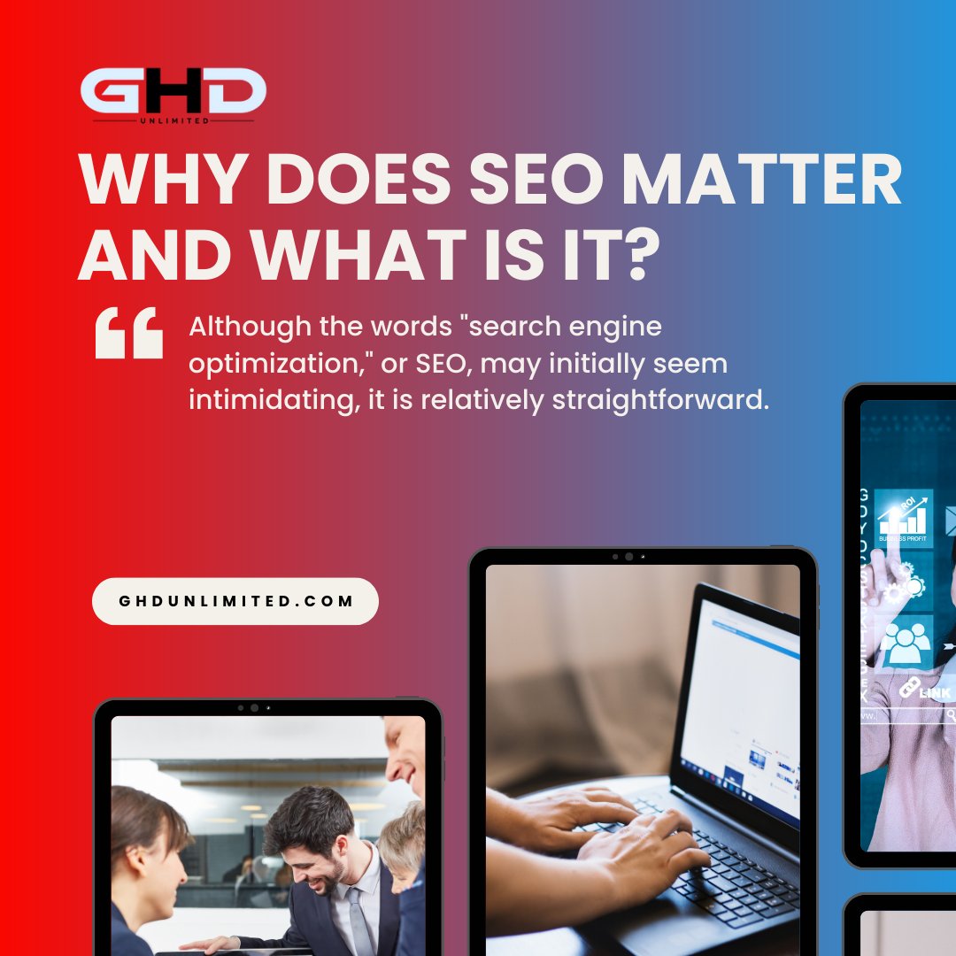 ghdunlimited's tweet image. 🌟 Discover why SEO matters and how it can propel your online presence to new heights!

ghdunlimited.com/why-does-seo-m…

#SEOBoost #OnlineVisibility #SearchEngineMagic #WebsiteSuccess