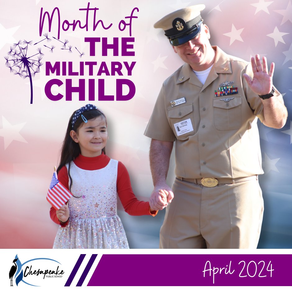 🇺🇸 Sponsored by the U.S. Department of Defense Military Community and Family of Policy, April is designated the Month of the Military Child. It is a time to applaud military families and their children for the sacrifices and the challenges they overcome each day. #CPSCelebrates