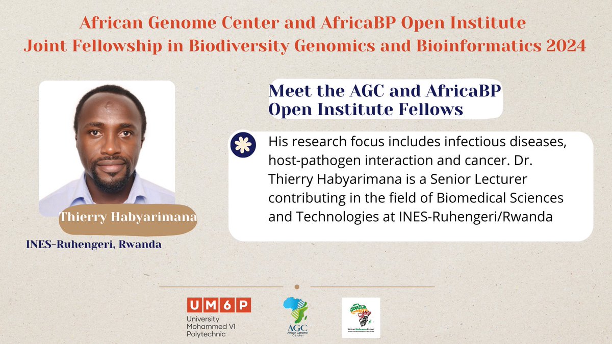 African BioGenome Project (@DAISEA_AfricaBP) on Twitter photo 2024-04-16 07:00:00