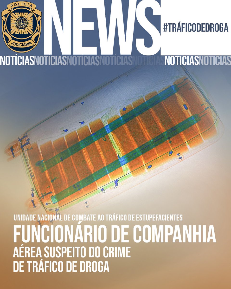 A @PJudiciaria deteve um funcionário de uma companhia aérea por suspeita do crime de tráfico de droga. Por via da sua facilidade de movimentos, retirava a droga do Aeroporto de Lisboa para o exterior. Nesta operação, foram ainda apreendidas 150 mil doses individuais de cocaína.