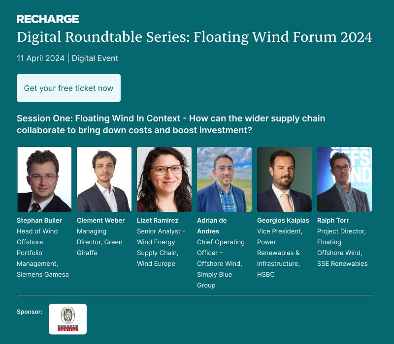 🌬️ Our COO for Offshore Wind, Adrian de Andres, joins a panel of industry experts on April 11th, to discuss how a wider supply chain can collaborate to lower costs and boost investment. 💡 🔗 Register here: lnkd.in/em7gntRj #RechargeEvents #OffshoreWind #WindEnergy