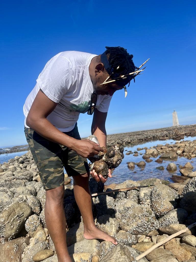 Fishing in Arniston through indigenous fish traps which have been active for 100 years and used throughout generations 🐠 🌊  #whostoleouroceans #smallscalefishers