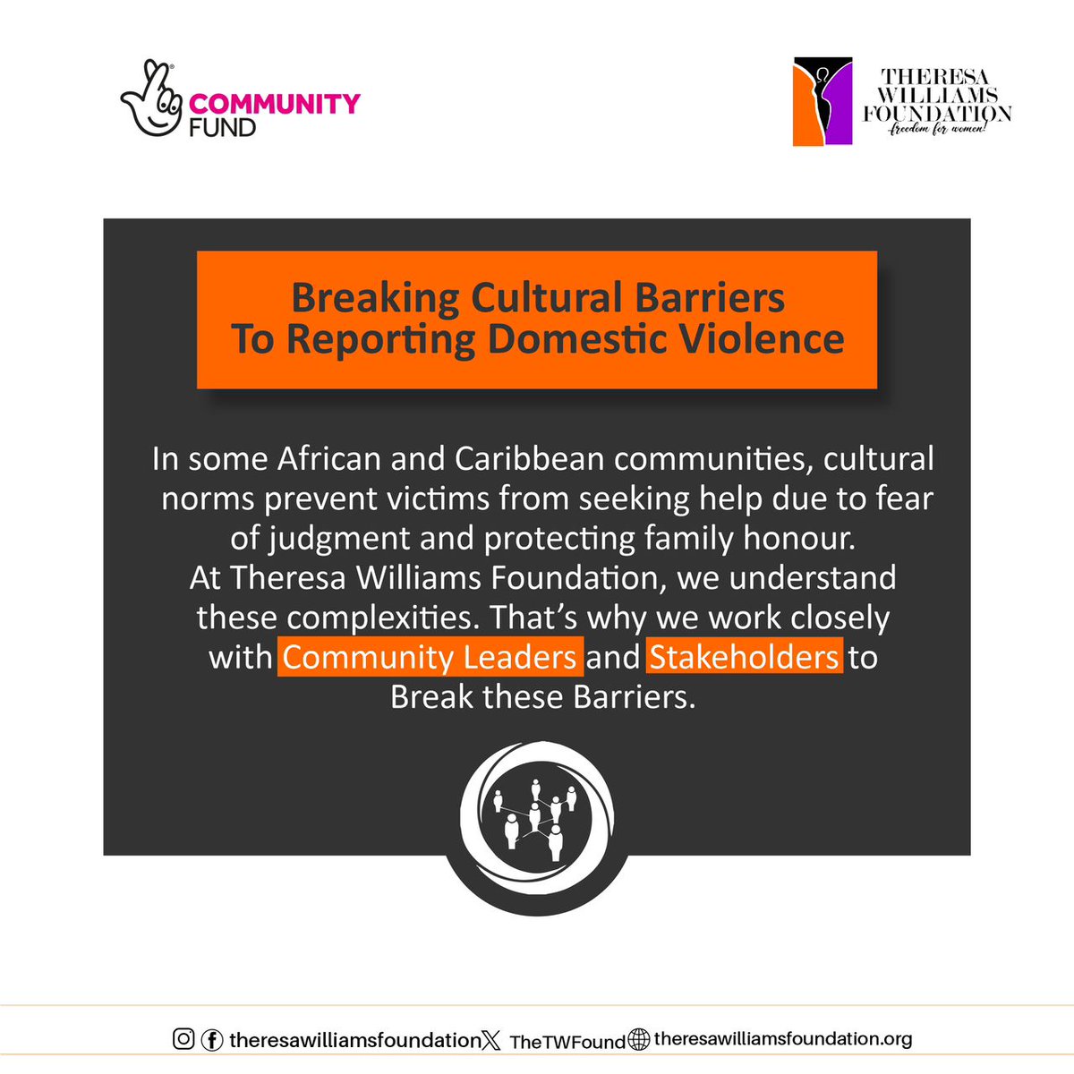 Across African and Caribbean communities, certain cultural norms and practices prevent victims of domestic abuse from speaking up. As a result, victims cannot seek help to escape judgment and protect the family's honour or the community’s reputation. #BreakTheSilence #EndDV