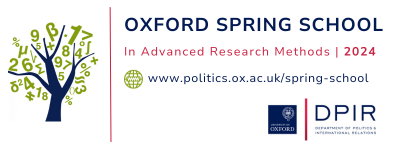 We are pleased to welcome delegates for our 2024 Oxford Spring School today! 🍃🥳 Over the coming week 7 courses will be taught, including Machine Learning, Causal Inference and Data Analysis for the Social Sciences. Welcome to Oxford! 👋#OSS2024