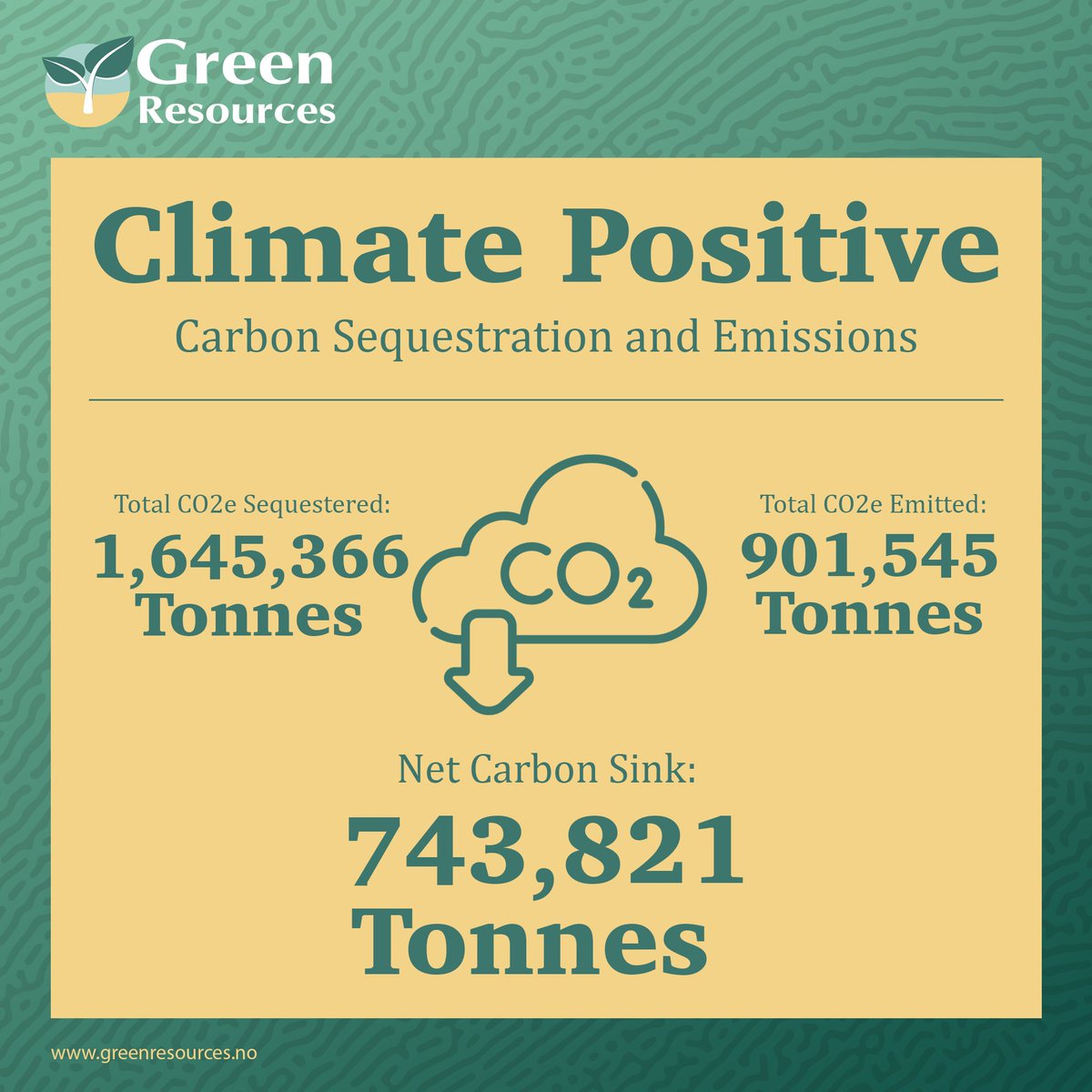 Proudly climate positive. Last year, we sequestered 1,645,366 tonnes of CO2e while emitting 901,545 tonnes. That's a net carbon sink of 743,821 tonnes in Mozambique, Tanzania, and Uganda. Together, we're leading the charge against climate change for a greener planet. 🌿💚