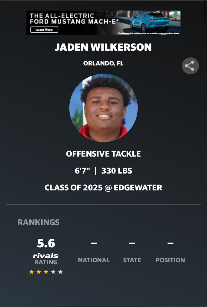 Blessed to be recognized as a 3 ⭐️ by @Rivals More to come!! @RivalsCamp @JohnGarcia_Jr