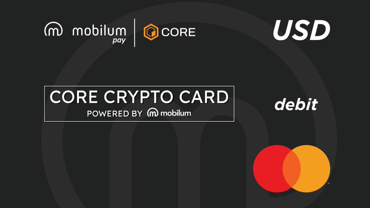 1/ Big news #Coretoshis 🔥  Core Crypto Card is here thanks to @mobilumofficial, providing users with CORE rewards and an opportunity to use $CORE token in everyday transactions.