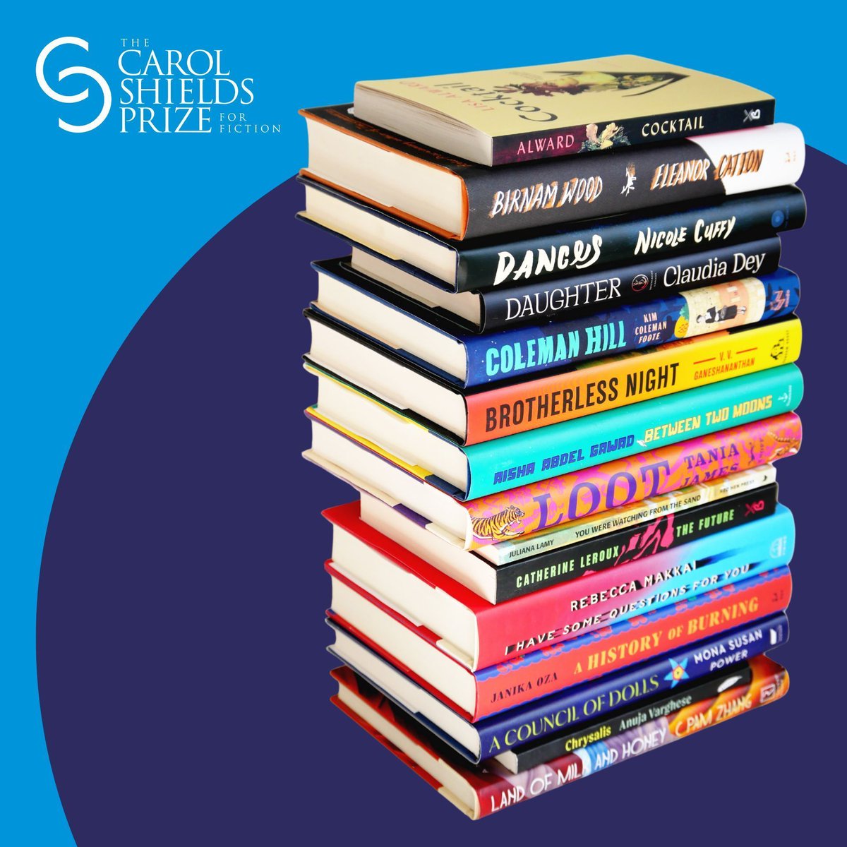 Tomorrow, April 9, we announce our 2024 Shortlist! Join us online at 8am for the reveal (or subscribe to our newsletter). Which books are you rooting for? Which have you read? Join us one last time in celebrating all 15 books on our Longlist! #ShieldsPrize