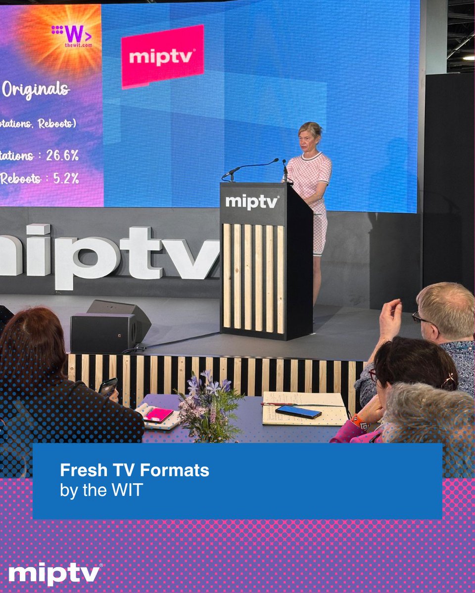 It was a full house for the Fresh TV Formats session by @TheWitFreshTV at #MIPTV this afternoon!