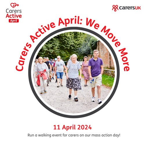 Thursday 11th April 2024
We will be joining Carers UK in their Mass Action Day, there will be a walk held along the Gloucester and Sharpness Canal. This will start and finish at The Mariner’s Church, Gloucester Docks, starting at 10.30am.

#carerawareglos