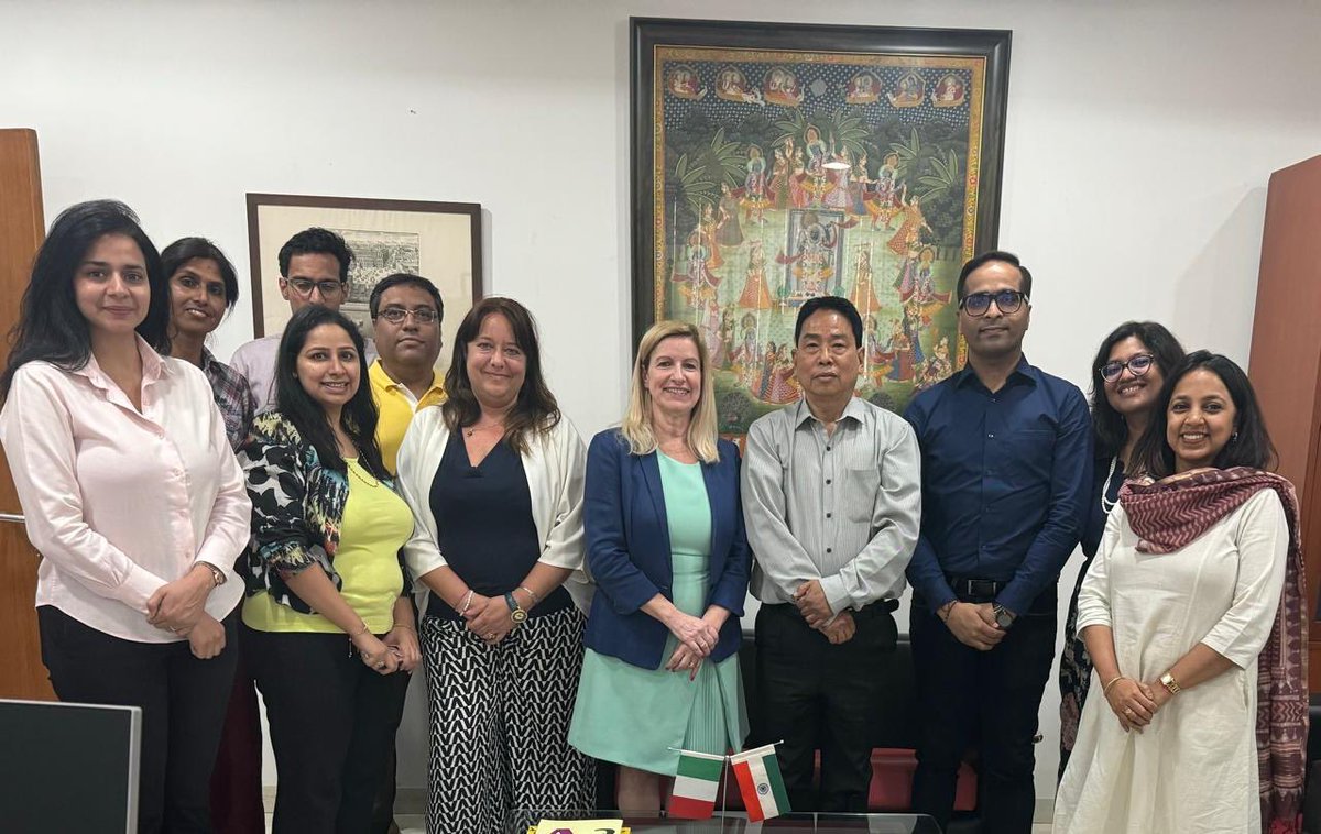 The #ITANewDelhi team welcomes our new Trade Commissioner Ms. Antonietta Baccanari to India. Here’s to sweet new beginnings!