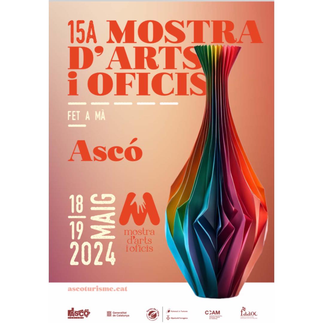 📅 Els dies 18 i 19 de maig #Ascó t'espera a la #Fira Tastavin's i la Mostra d'Arts i Oficis, per gaudir d'un cap de setmana que combina #vi, #art i #cultura! 🏺🍷 ℹ️ ascoturisme.com @AscoTurisme @terresebretur @RiberadEbreTur @somgastronomia #riberadebre