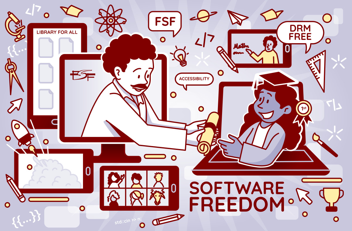 #ISupportFreeSoftware #EducationForAll #EducaciónPública <a href="/fsf/">Free Software Foundation (FSF) @fsf@hostux.social</a> 

fsf.org/about/what-is-…