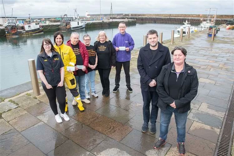 Massive thanks to Burghead Boxing Day Swim 2023 for their very generous donation of £3,350 to @ErskineCharity! 🧊🙌🏽 Their support comes at a pivotal time for Erskine, as we move closer to opening our new Activity Centre in Forres, #Moray 💜 #Veterans #Fundraising