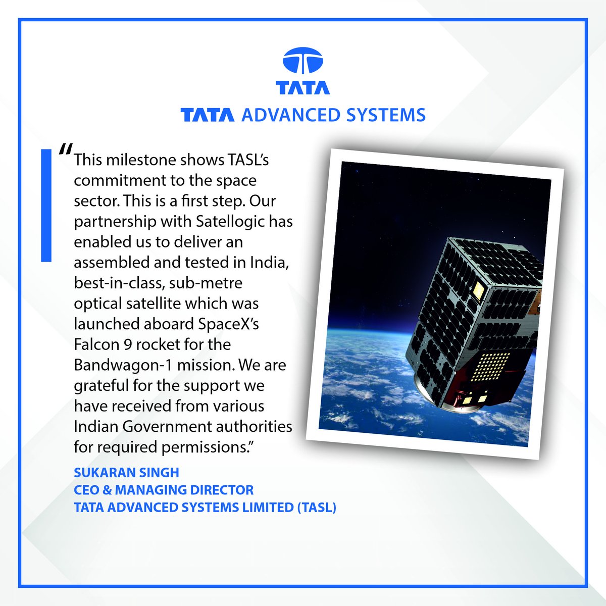 Tata Advanced Systems (Tata Aerospace & Defence) (@tataadvanced) on Twitter photo 2024-04-08 12:06:22