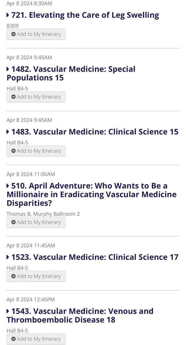 #Day3 #ACC24 @ACCinTouch Last day to checkout some amazing #vascular sessions! Don’t let #SolarEclipse distract you 😂 #ACCVascular @DrAnneAlbers #CardioEd #CardioTwitter