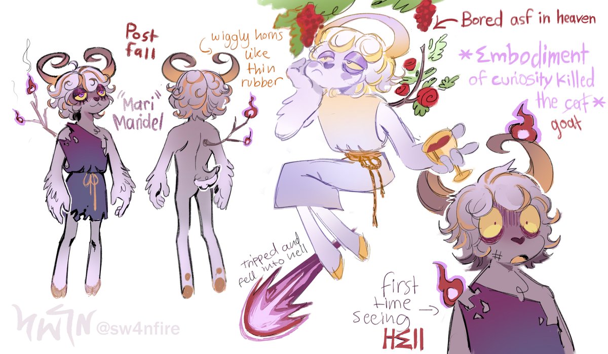 epic gamer moment, tripping out of heaven #hazbinhotelOC #hazbinhotel