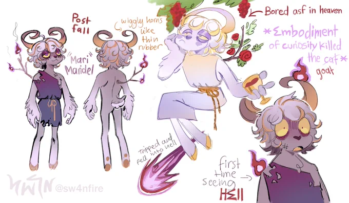 epic gamer moment, tripping out of heaven #hazbinhotelOC #hazbinhotel 
