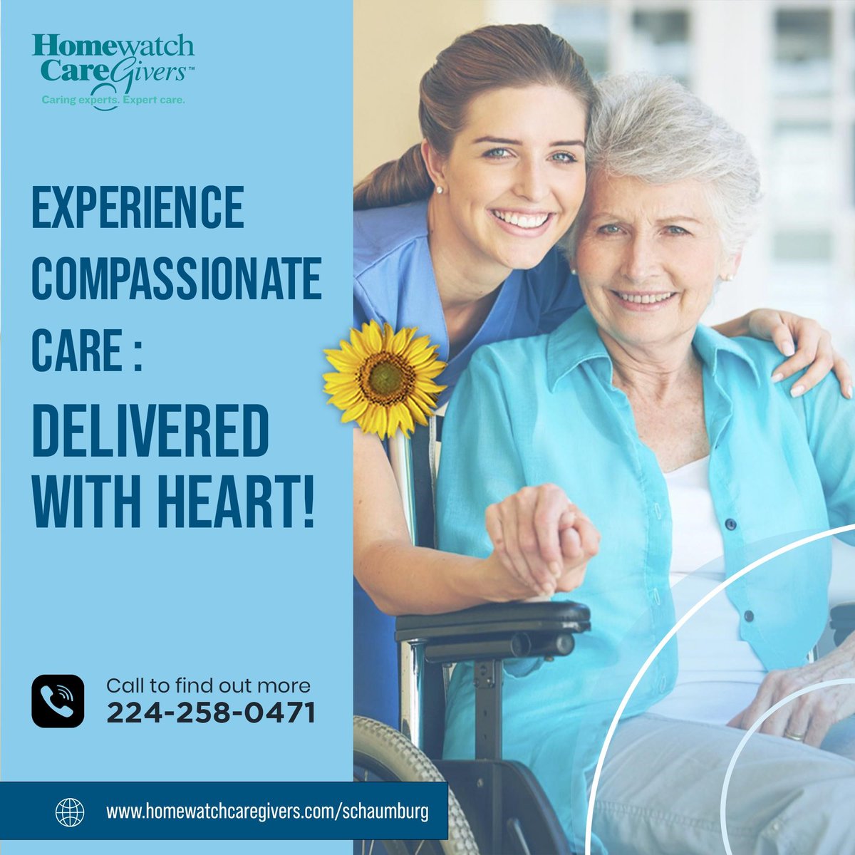 HWCGSCHAUMBURG's tweet photo. Experience #CompassionateCare: Delivered with Heart!
At #Homewatch #Caregivers, our #Comprehensive &amp; #Supportive In-#HomeCare goes beyond just assistance – it leaves a meaningful imprint on your entire family.
#HomeCare #mental #emotional #physicalneeds  #services #care https://t.co/e6CRggKw8Z