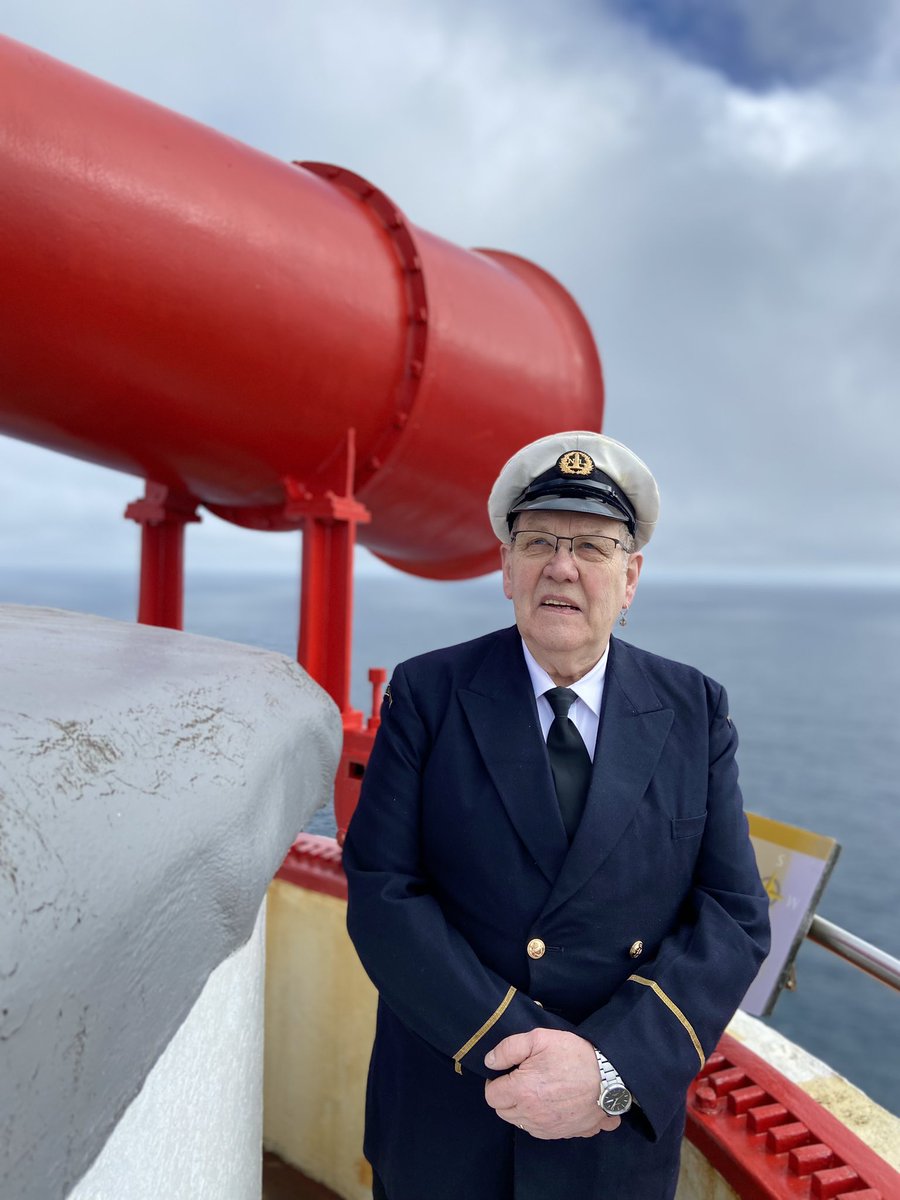 The Sumburgh Foghorn was established #OnThisDay in 1907, and used for navigation for the next 80 years. Today, the Foghorn is synonymous with Retained Lightkeeper Brian Johnson who restored the Foghorn, to sound it on special occasions.