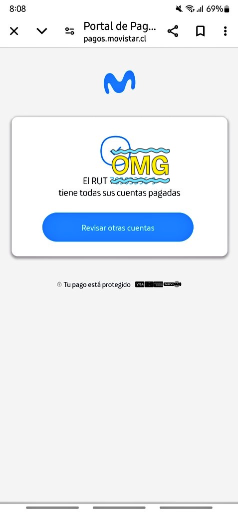 anyonell's tweet photo. @AyudaMovistarCL ayuda por favor  cuenta pagada con servicio suspendido https://t.co/ckIoSRaG7F