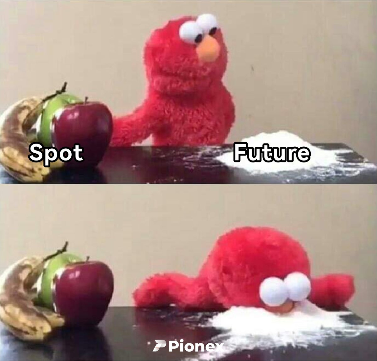 ☺️Trading futures ain't wrong, just don't forget your risk management and don't be addicted!🧡 #Pionex #cryptocurrency #virtualcurrency #spot #future #meme #memes