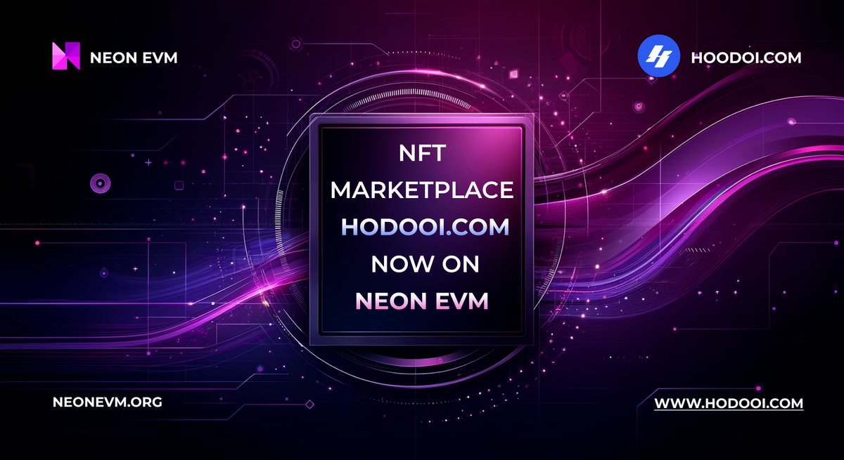 🔥HoDooi a leading multi-chain #NFT marketplace, is now live on @Neon_EVM mainnet❗️
 
✨Dive into a seamless NFT world, where minting and buying art for #Solana enthusiasts just got easier. Explore more possibilities for creators and collectors❗️

@hodooi #NeonEVM $SOL $ETH $NEON